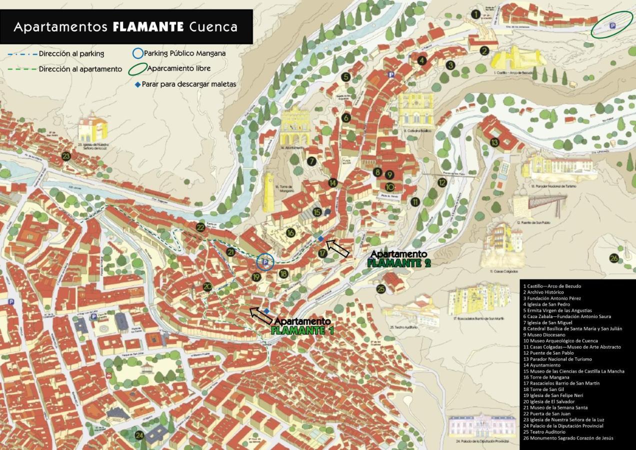 Apartamento FLAMANTE 1 Appartamento Cuenca  Esterno foto